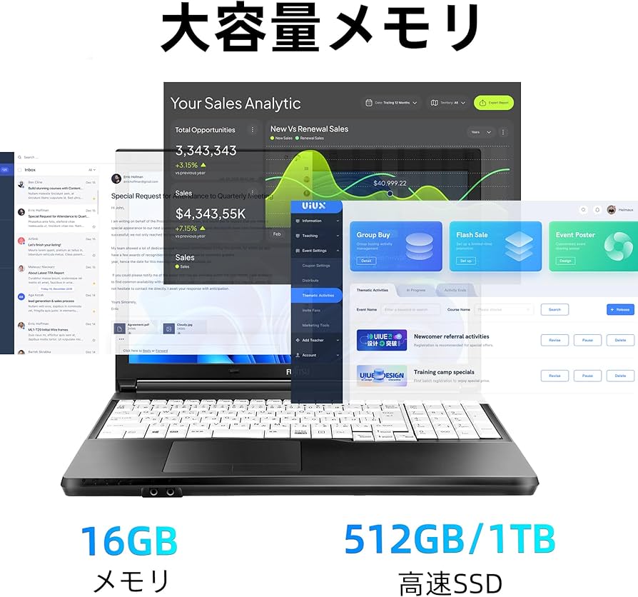 Amazon.co.jp: 【整備済み品】 ノートパソコン office付き Windows11